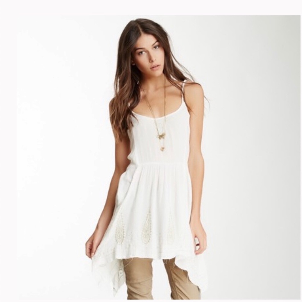 Free people intimately meadow snow, embroidered